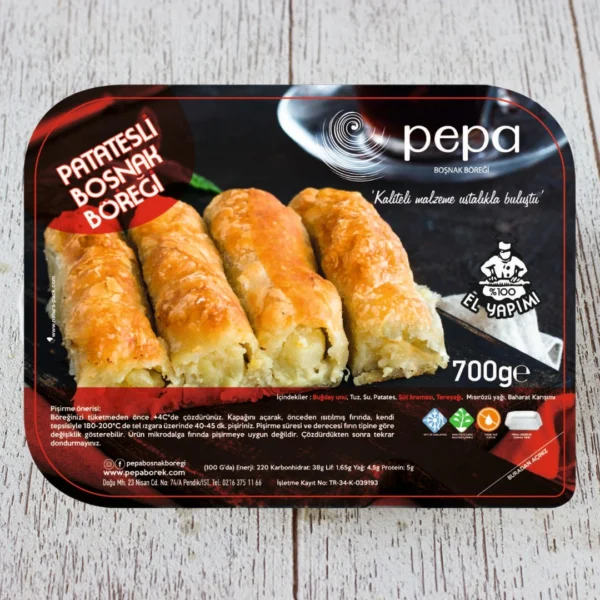 Çiğ Donuk Patatesli Boşnak Böreği - 700 g