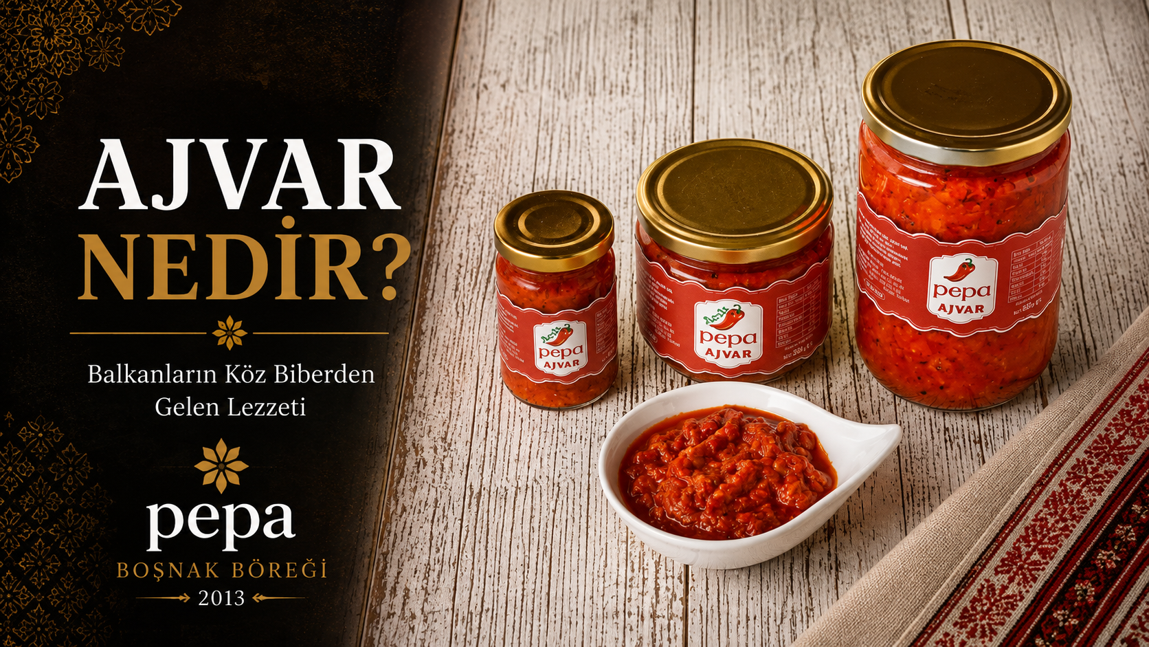 Ajvar nedir? Balkanların köz biberden gelen geleneksel lezzeti